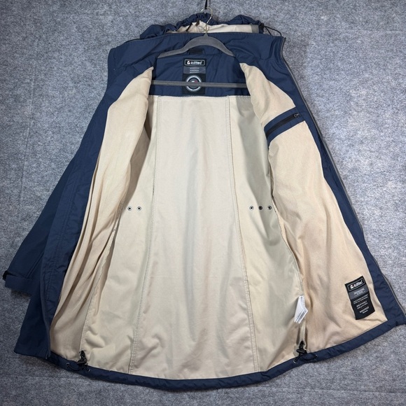 Killtec Hooded Ripstop Gorpcore Navy Blue Water Resistant Jacket Size 10 - Picture 5 of 16